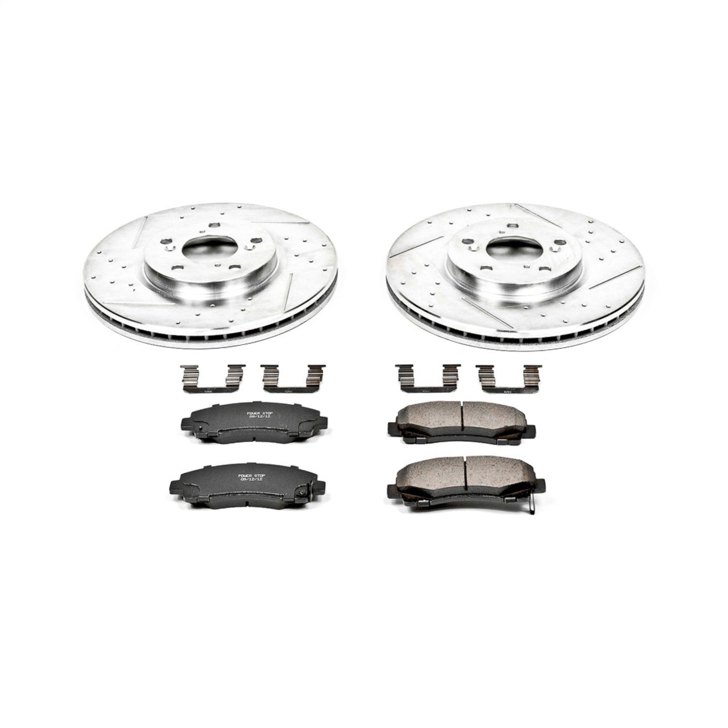 PowerStop Front Z23 Evolution Sport Brake Kit | Honda Ridgeline (06-11) (K2429)