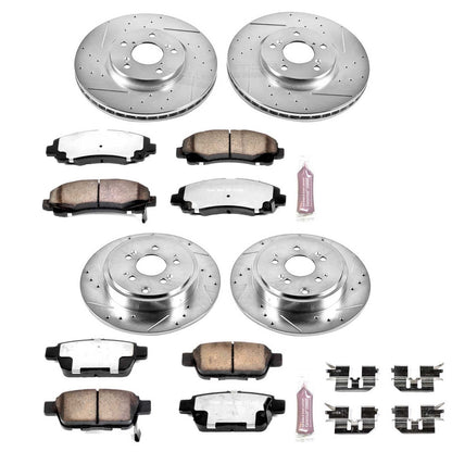 PowerStop Front & Rear Z36 Truck & Tow Brake Kit | Honda Ridgeline (06-11) (K2430-36)
