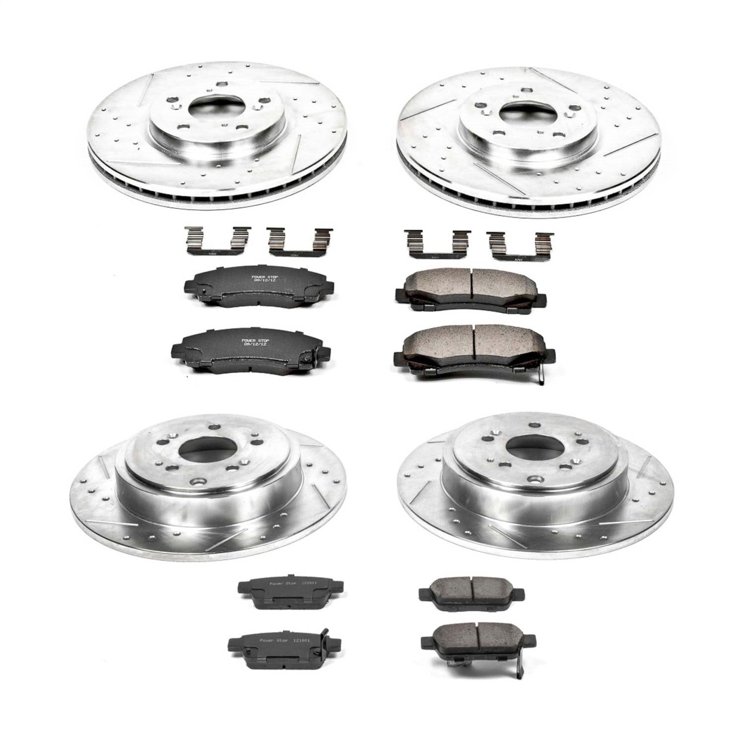 PowerStop Front & Rear Z23 Evolution Sport Brake Kit | Honda Ridgeline (06-11) (K2430)