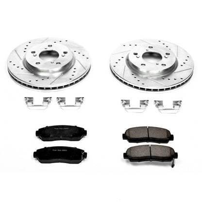 PowerStop Z23 Evolution Sport Front Brake Kit | Honda Odyssey (05-10) (K2435)