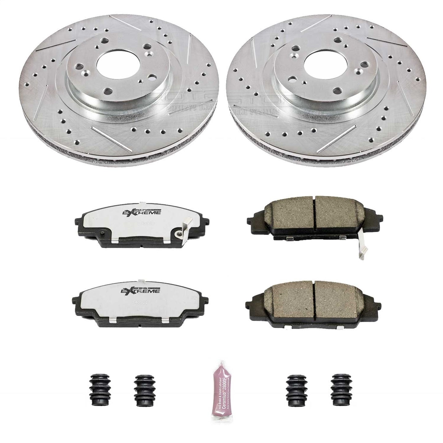 PowerStop Z26 Street Warrior Front Brake Kit | Acura RSX (02-06) (K2439-26)