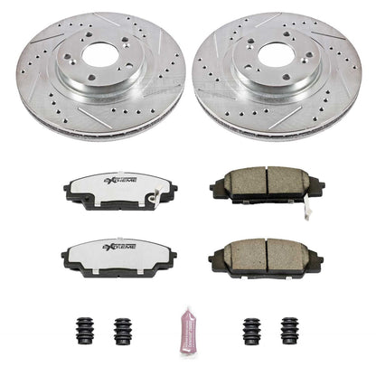 PowerStop Z26 Street Warrior Front Brake Kit | Acura RSX (02-06) (K2439-26)