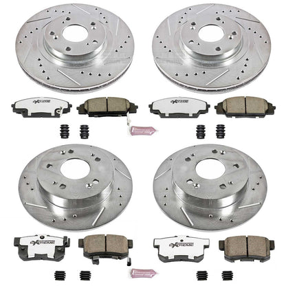 PowerStop Front & Rear Z26 Street Warrior Brake Kit | Honda Civic (06-11) (K2440-26)