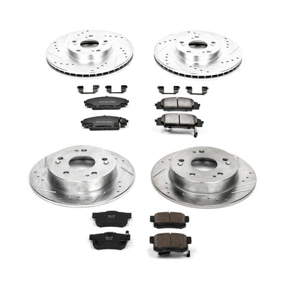 PowerStop Front & Rear Z23 Evolution Sport Brake Kit | Honda Civic (06-11) (K2440)