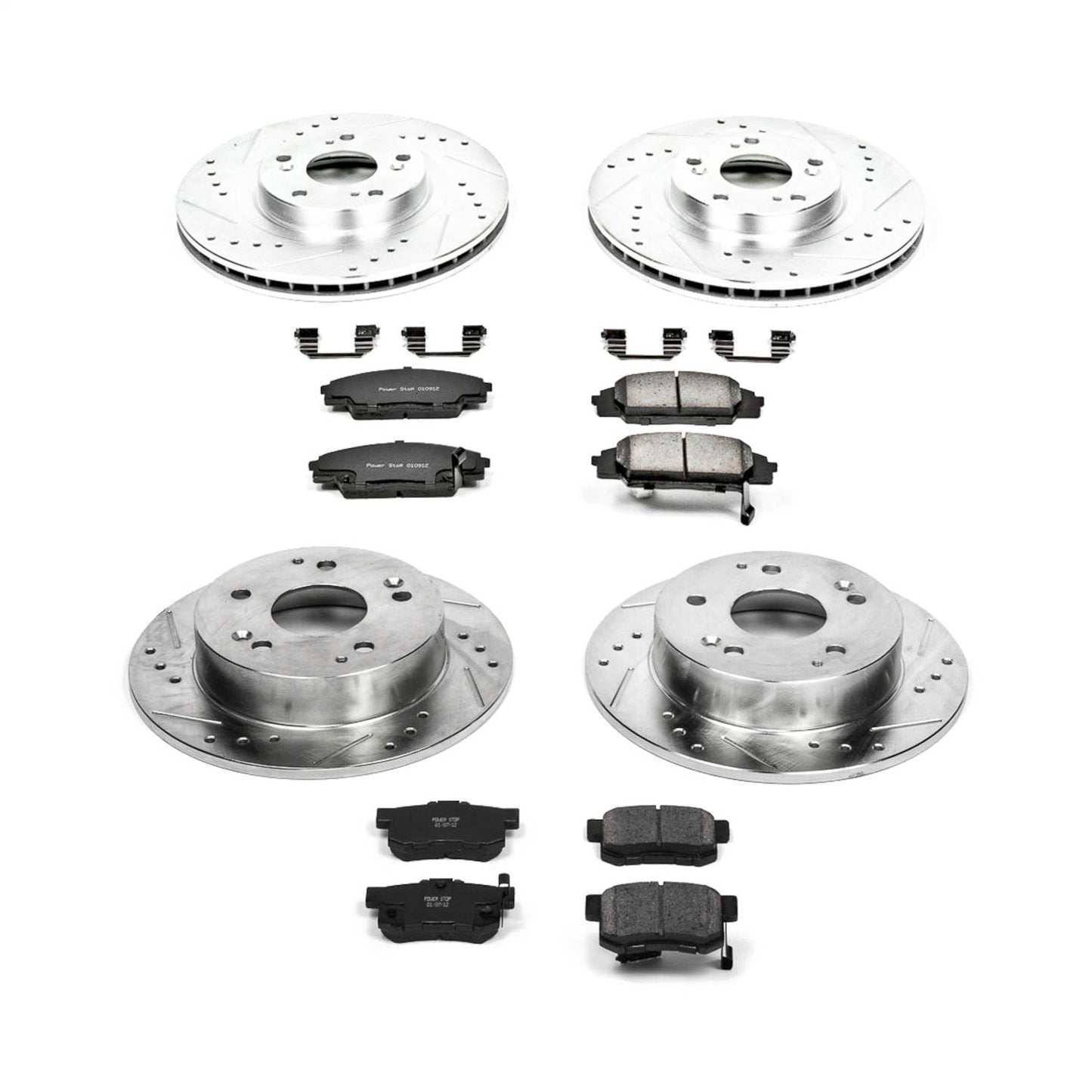 PowerStop Front & Rear Z23 Evolution Sport Brake Kit | Acura RSX (02-06) (K2441)