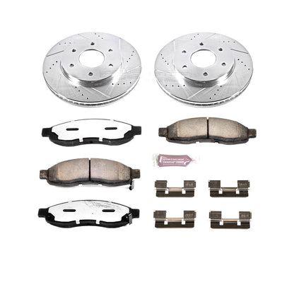PowerStop Front Z36 Truck & Tow Brake Kit | Infiniti QX56 (04-05) (K2442-36)