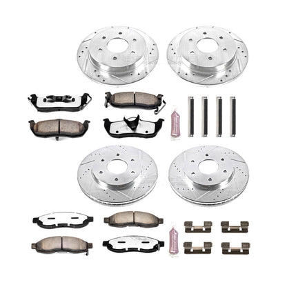 PowerStop Front & Rear Z36 Truck & Tow Brake Kit | Infiniti QX56 (04-05) (K2443-36)