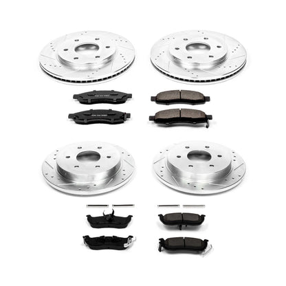 PowerStop Front & Rear Z23 Evolution Sport Brake Kit | Infiniti QX56 (04-05) (K2443)