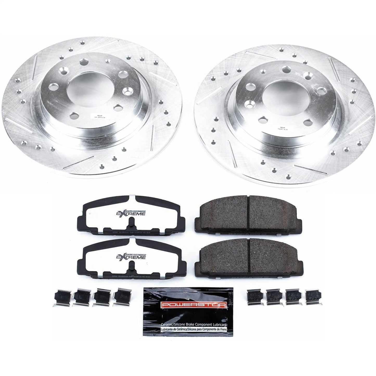 PowerStop Rear Z26 Street Warrior Brake Kit | Mazda 6 (03-05) (K2452-26)