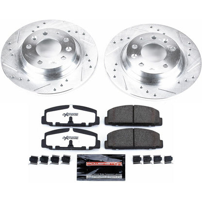 PowerStop Rear Z26 Street Warrior Brake Kit | Mazda 6 (03-05) (K2452-26)