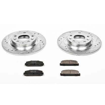 PowerStop Rear Z23 Evolution Sport Brake Kit | Mazda 6 (03-05) (K2452)