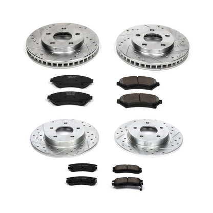 PowerStop Front & Rear Z23 Evolution Sport Brake Kit | Buick LeSabre (00-05) (K2556)