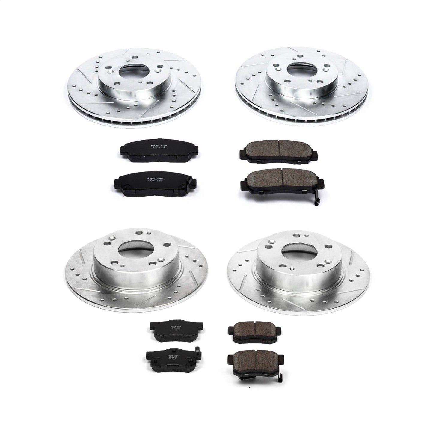 PowerStop Z23 Evolution Sport Front & Rear Brake Kit | Honda Accord (03-07) (K2557)