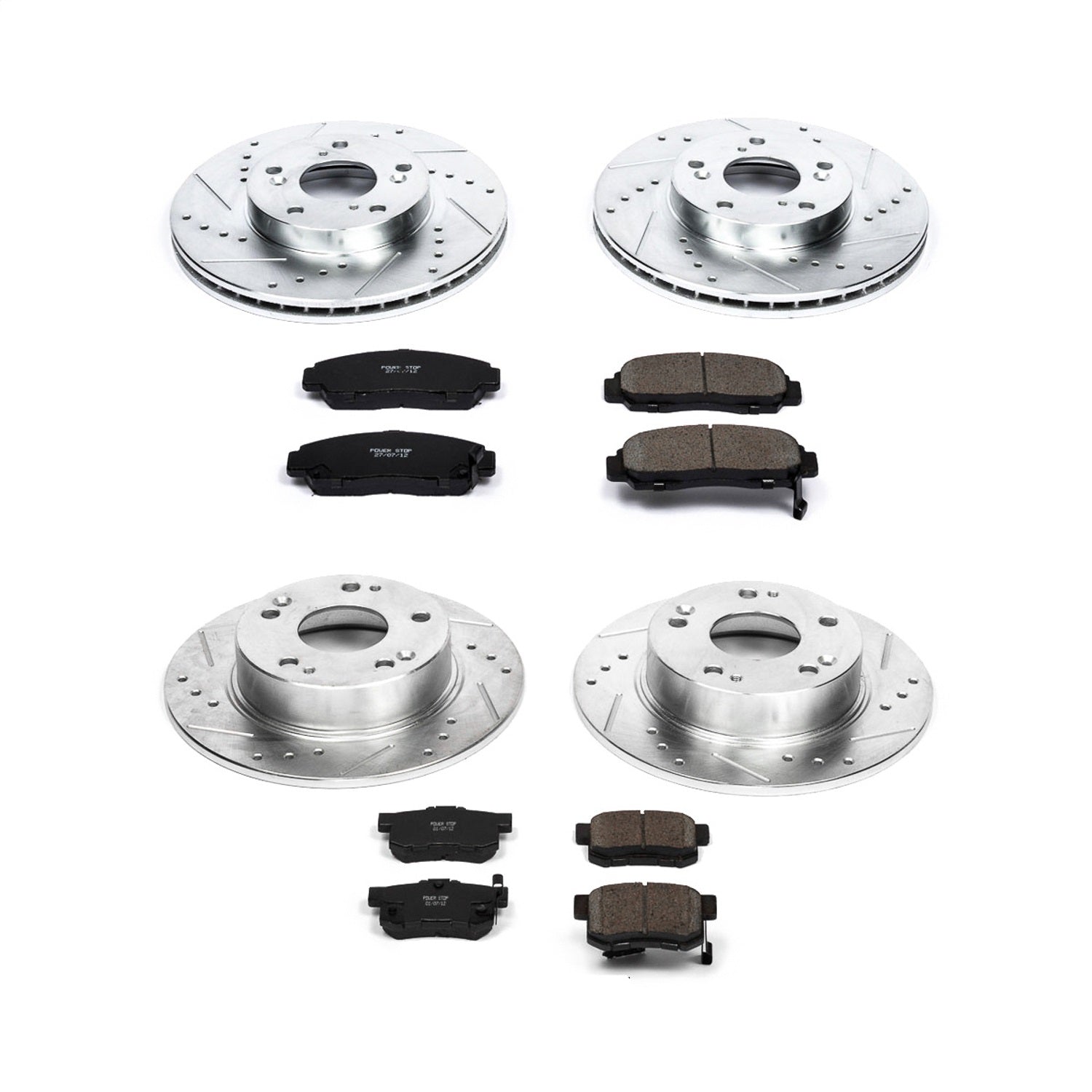 PowerStop Z23 Evolution Sport Front & Rear Brake Kit | Honda Accord (03-07) (K2557)