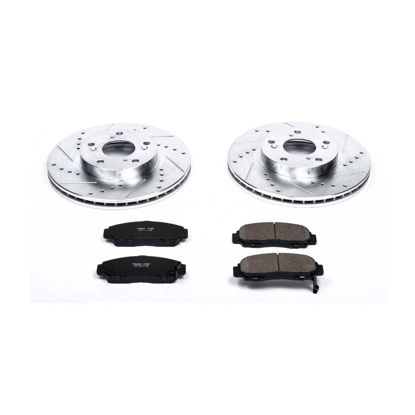 PowerStop Front Z23 Evolution Sport Brake Kit | Honda Accord (03-07) (K2558)