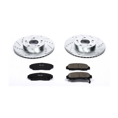 PowerStop Front Z23 Evolution Sport Brake Kit | Honda Accord (03-07) (K2558)