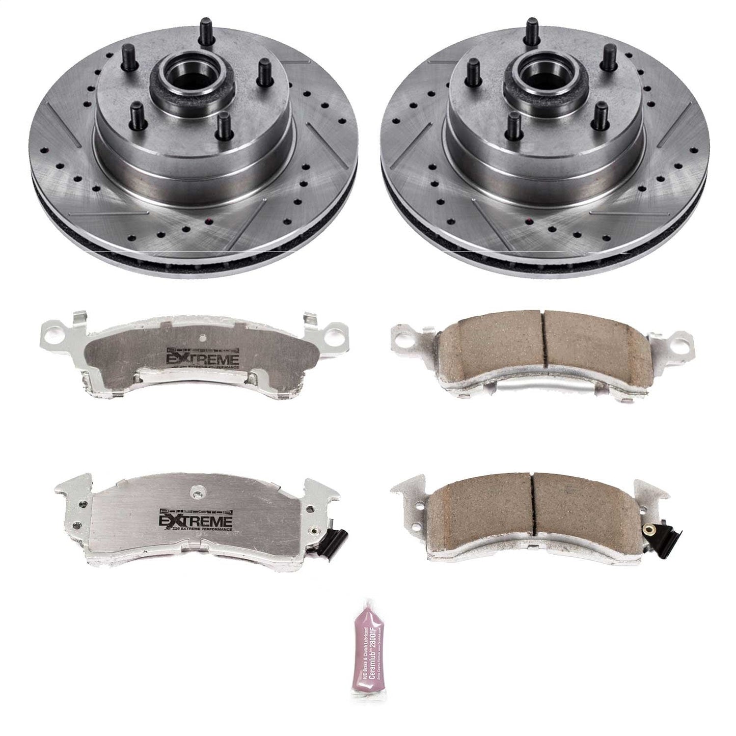 PowerStop Front Z26 Street Warrior Brake Kit | Buick Apollo (73-74) (K2579-26)
