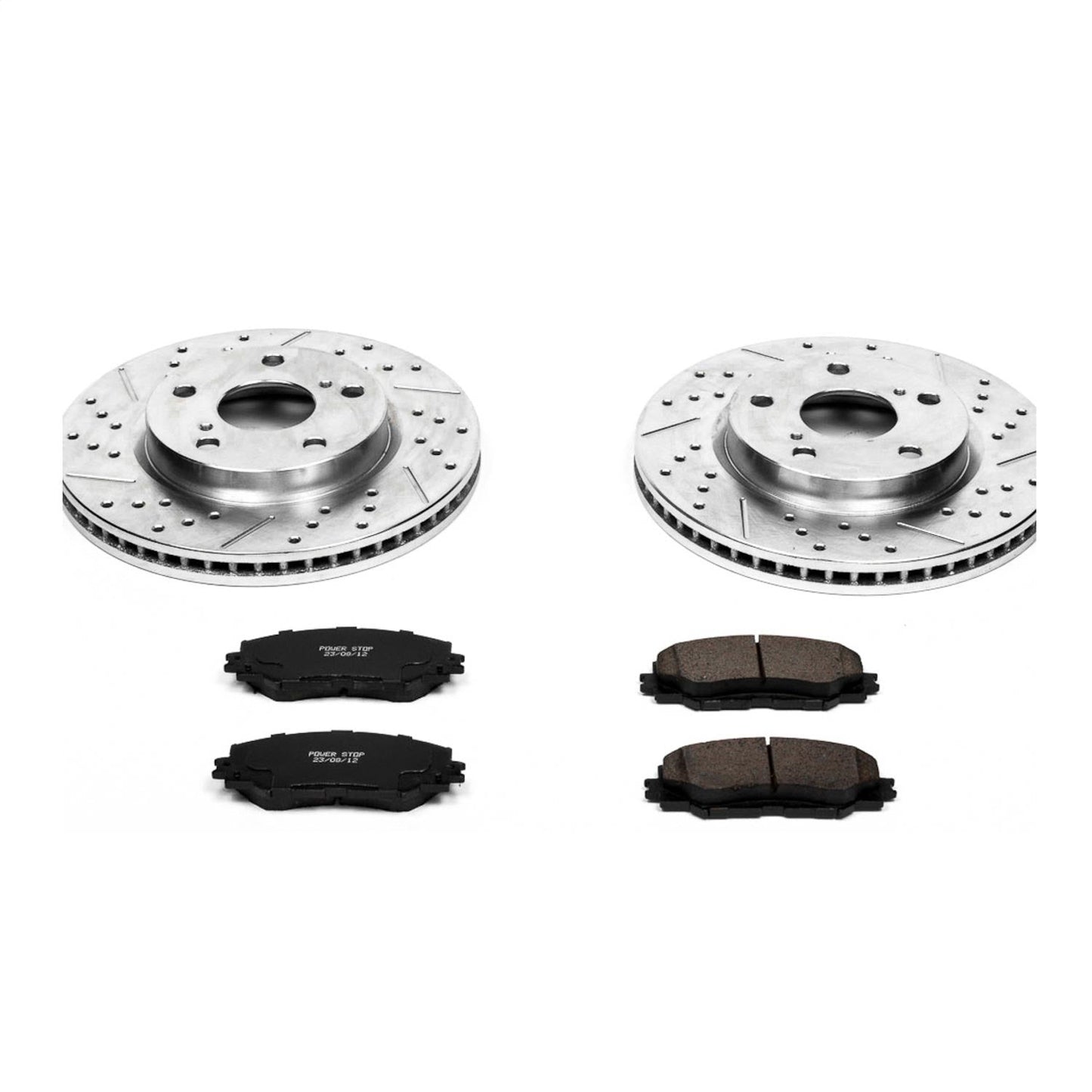 PowerStop Front Z23 Evolution Sport Brake Kit | Lexus HS250h (10-12) (K258)