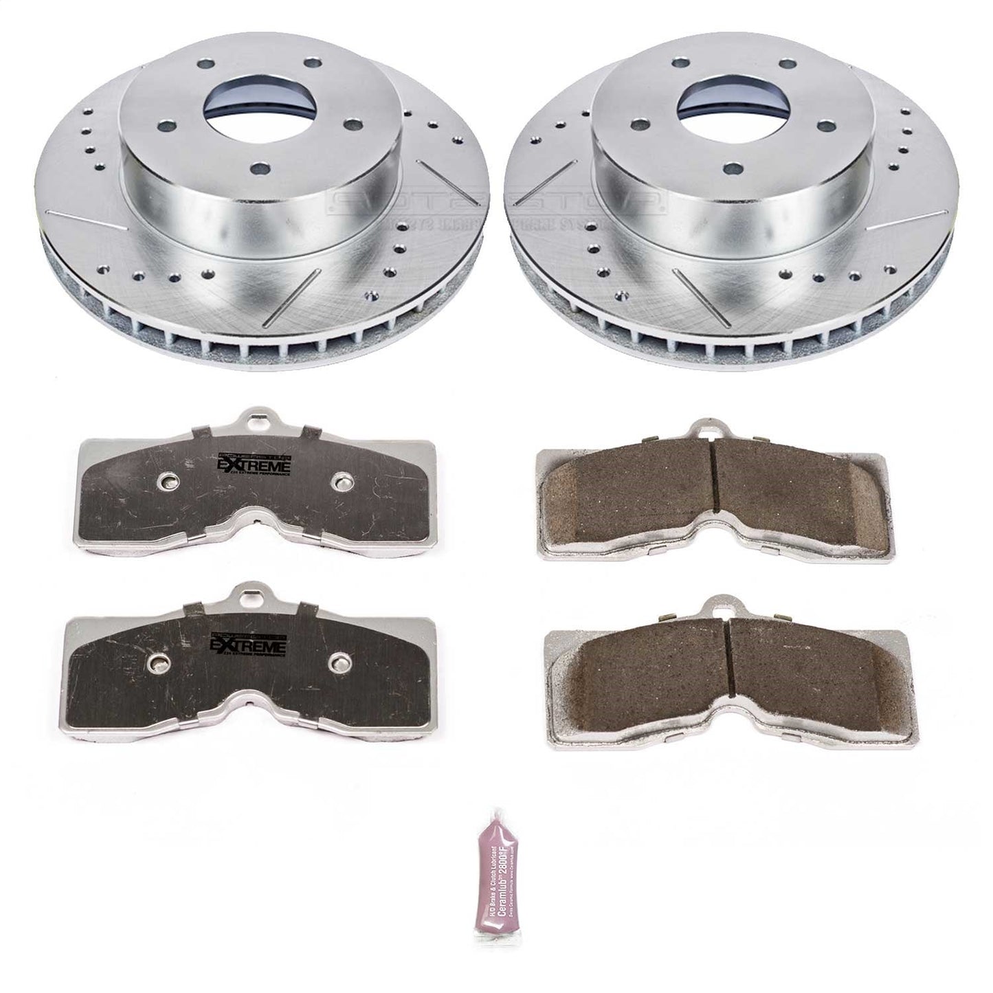PowerStop Front Z26 Street Warrior Brake Kit | Chevrolet Corvette (63-82) (K2598-26)