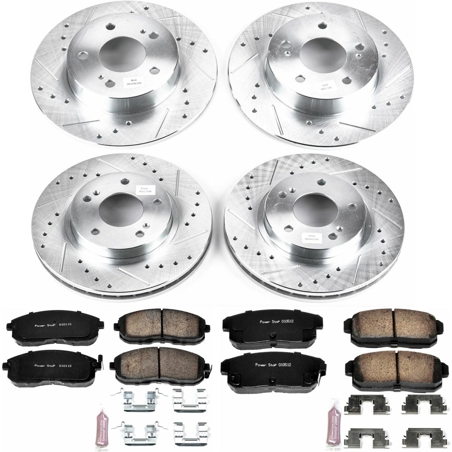PowerStop Front & Rear Z23 Evolution Sport Brake Kit | Infiniti I30 (01) (K2703)