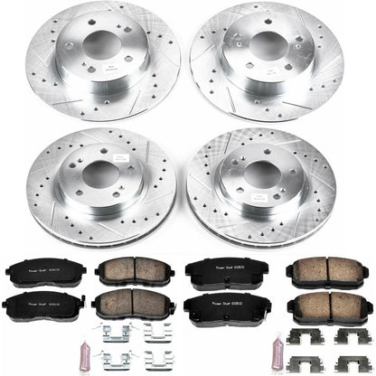 PowerStop Front & Rear Z23 Evolution Sport Brake Kit | Infiniti I30 (01) (K2703)