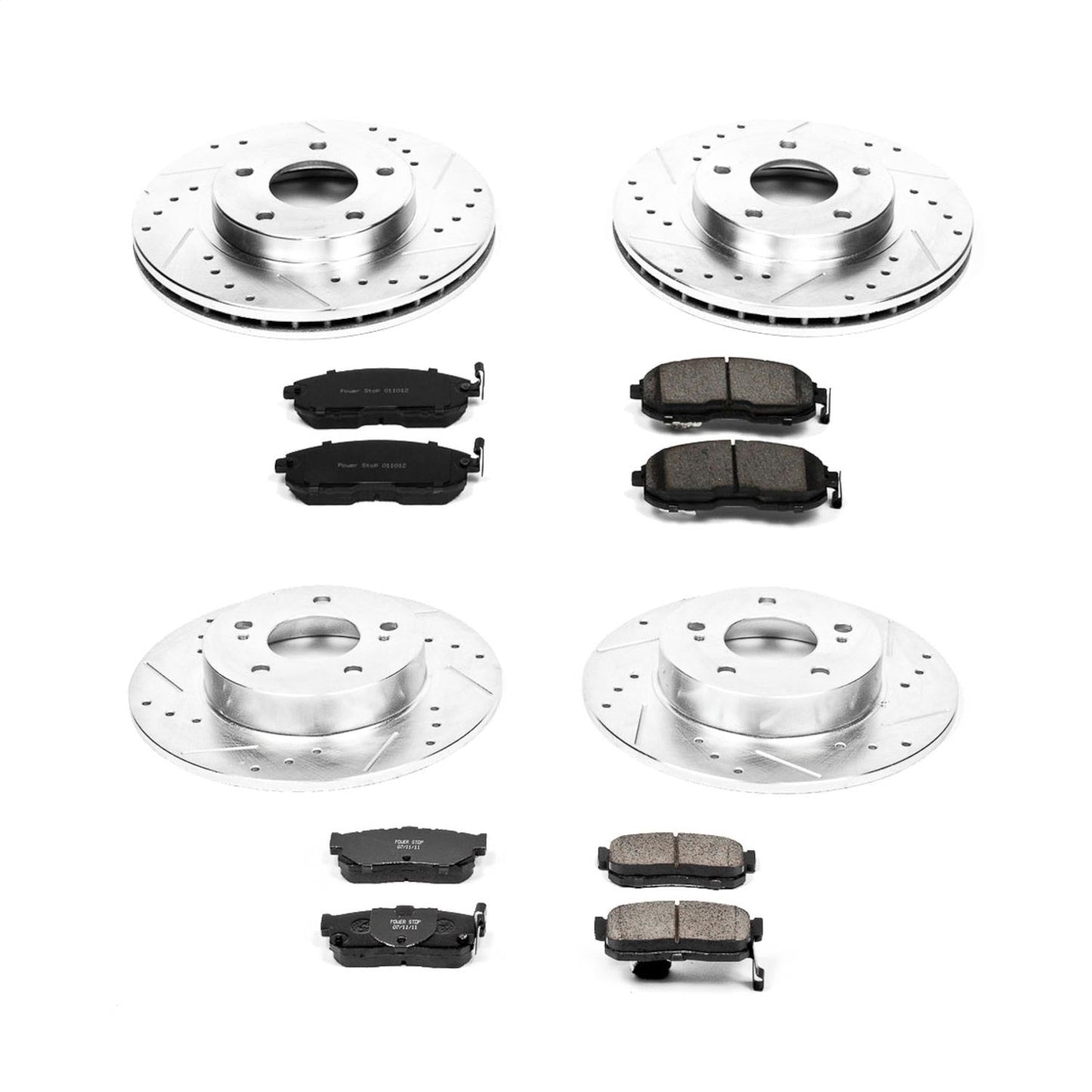 PowerStop Front & Rear Z23 Evolution Sport Brake Kit | Nissan Maxima (99-01) (K2704)
