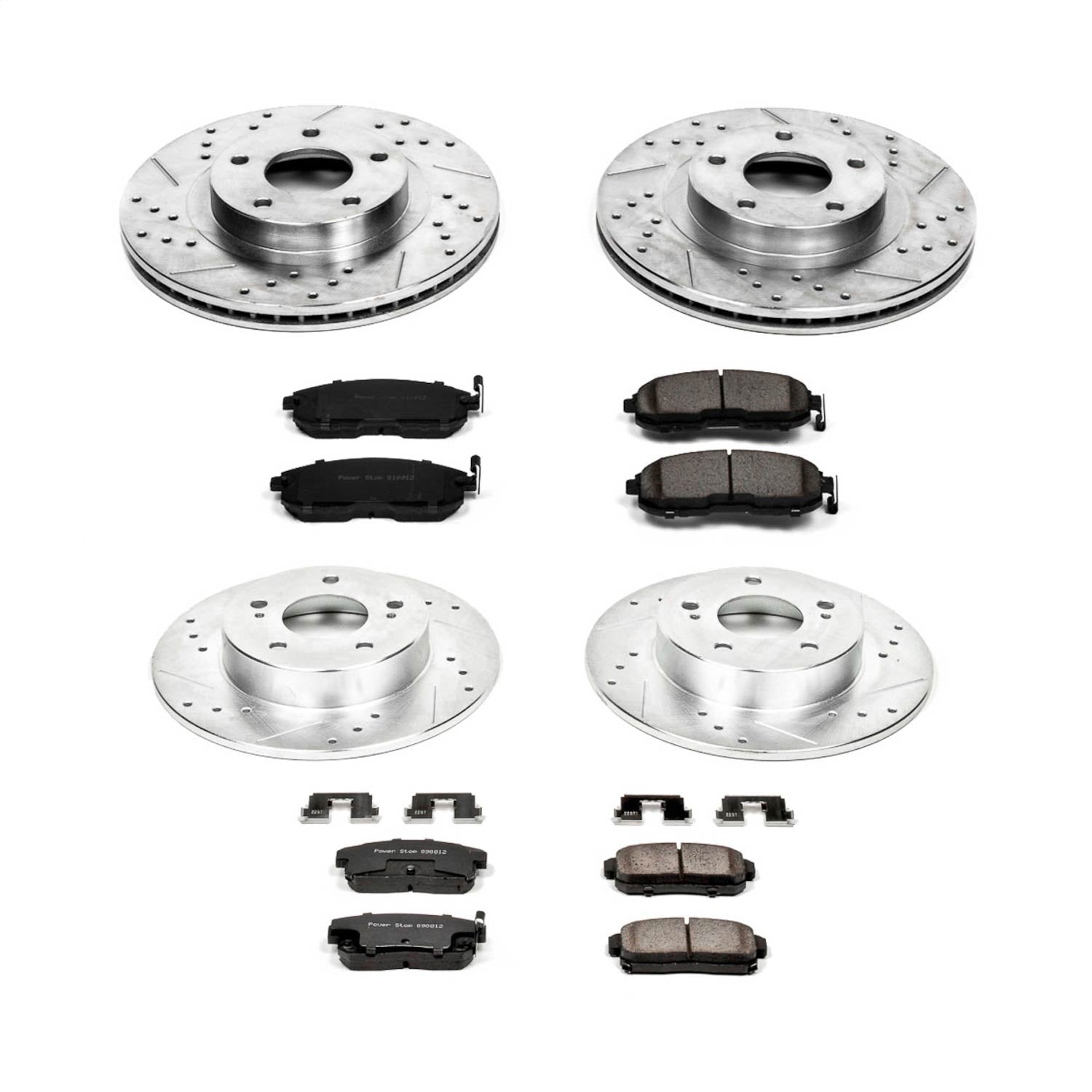 PowerStop Front & Rear Z23 Evolution Sport Brake Kit | Infiniti I35 (02-04) (K2706)
