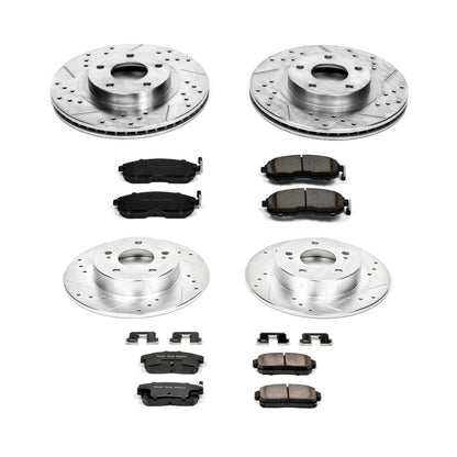 PowerStop Front & Rear Z23 Evolution Sport Brake Kit | Infiniti I35 (02-04) (K2706)