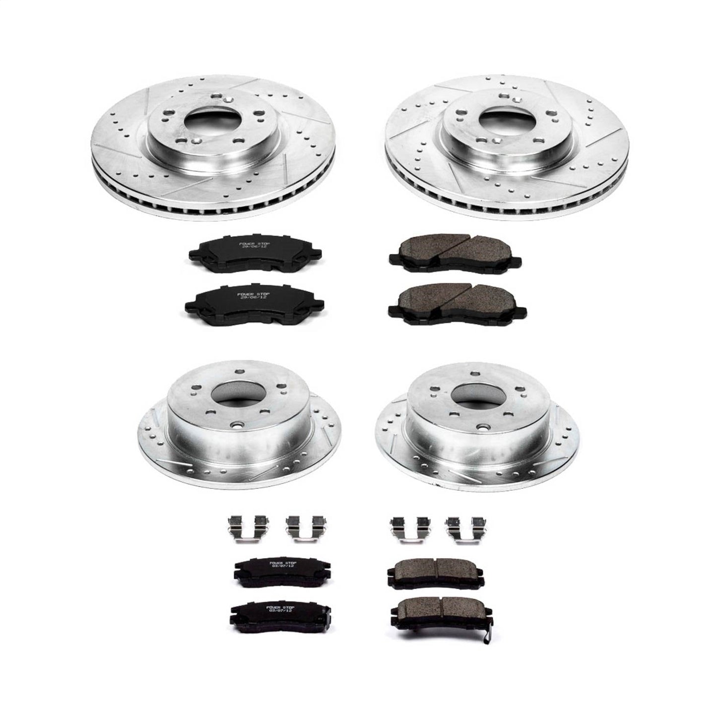 PowerStop Front & Rear Z23 Evolution Sport Brake Kit | Mitsubishi Eclipse (06-12) (K2711)