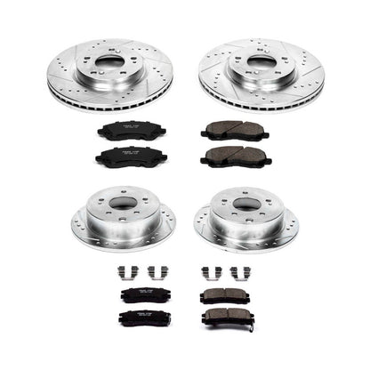 PowerStop Front & Rear Z23 Evolution Sport Brake Kit | Mitsubishi Eclipse (06-12) (K2711)