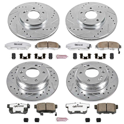 PowerStop Front & Rear Z26 Street Warrior Brake Kit | Acura RL (99-01) (K2715-26)