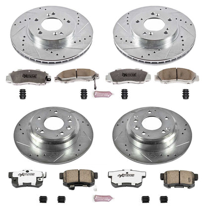 PowerStop Front & Rear Z26 Street Warrior Brake Kit | Acura Legend (91-95) (K2717-26)