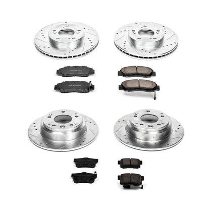 PowerStop Front & Rear Z23 Evolution Sport Brake Kit | Acura Legend (91-95) (K2717)
