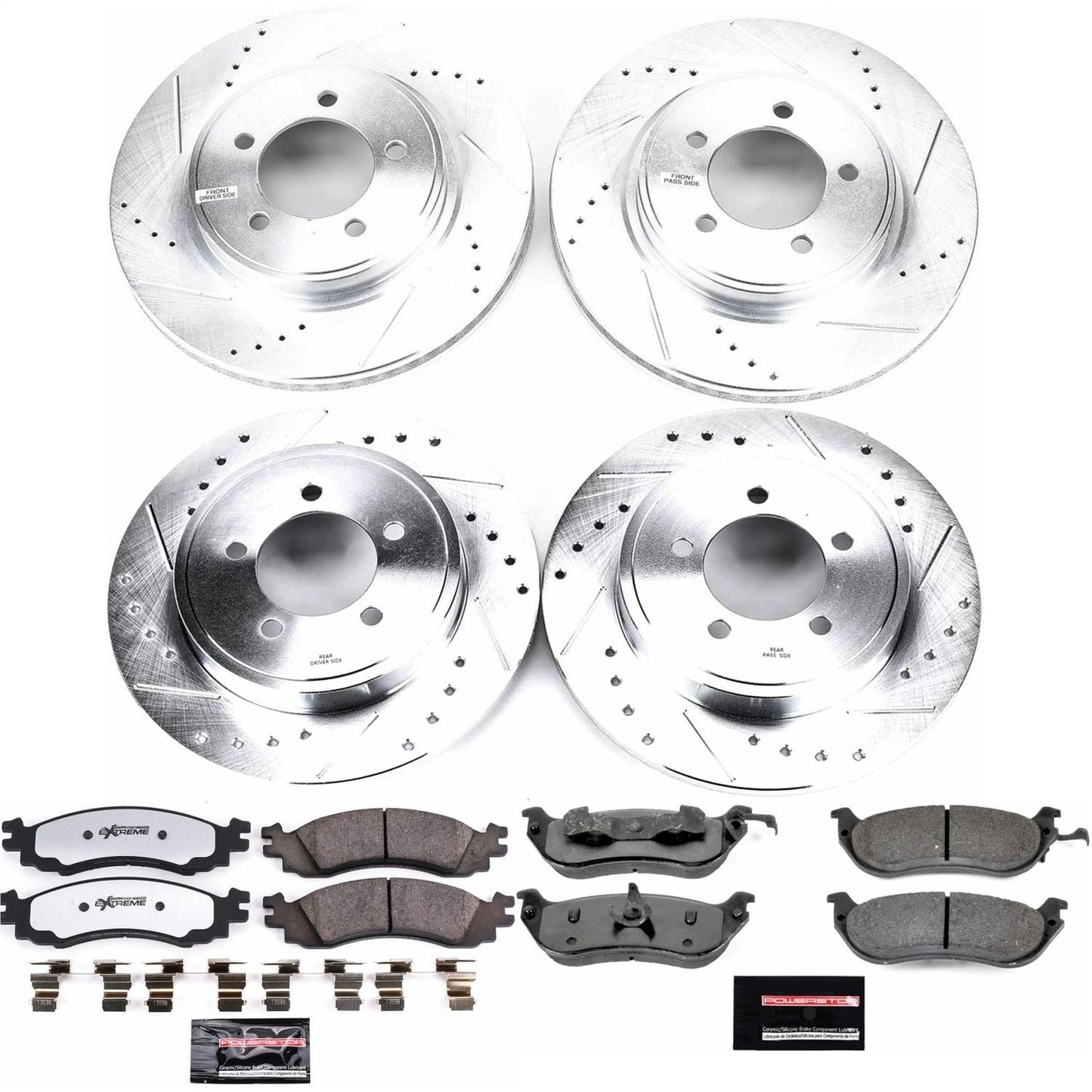 PowerStop Front & Rear Z36 Truck & Tow Brake Kit | Mercury Mountaineer (06) (K2721-36)