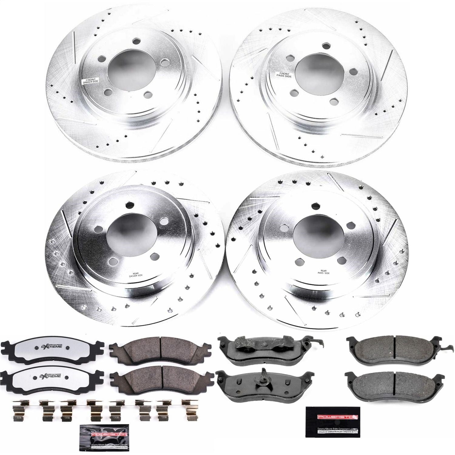 PowerStop Front & Rear Z36 Truck & Tow Brake Kit | Mercury Mountaineer (06) (K2721-36)