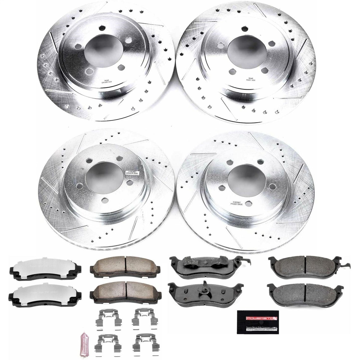 PowerStop Front & Rear Z36 Truck & Tow Brake Kit | Ford Explorer (02-05) (K2722-36)