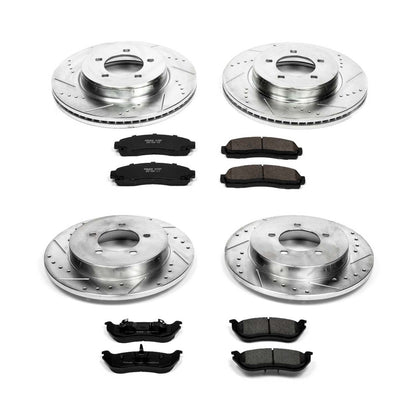 PowerStop Front & Rear Z23 Evolution Sport Brake Kit | Ford Explorer (02-05) (K2722)