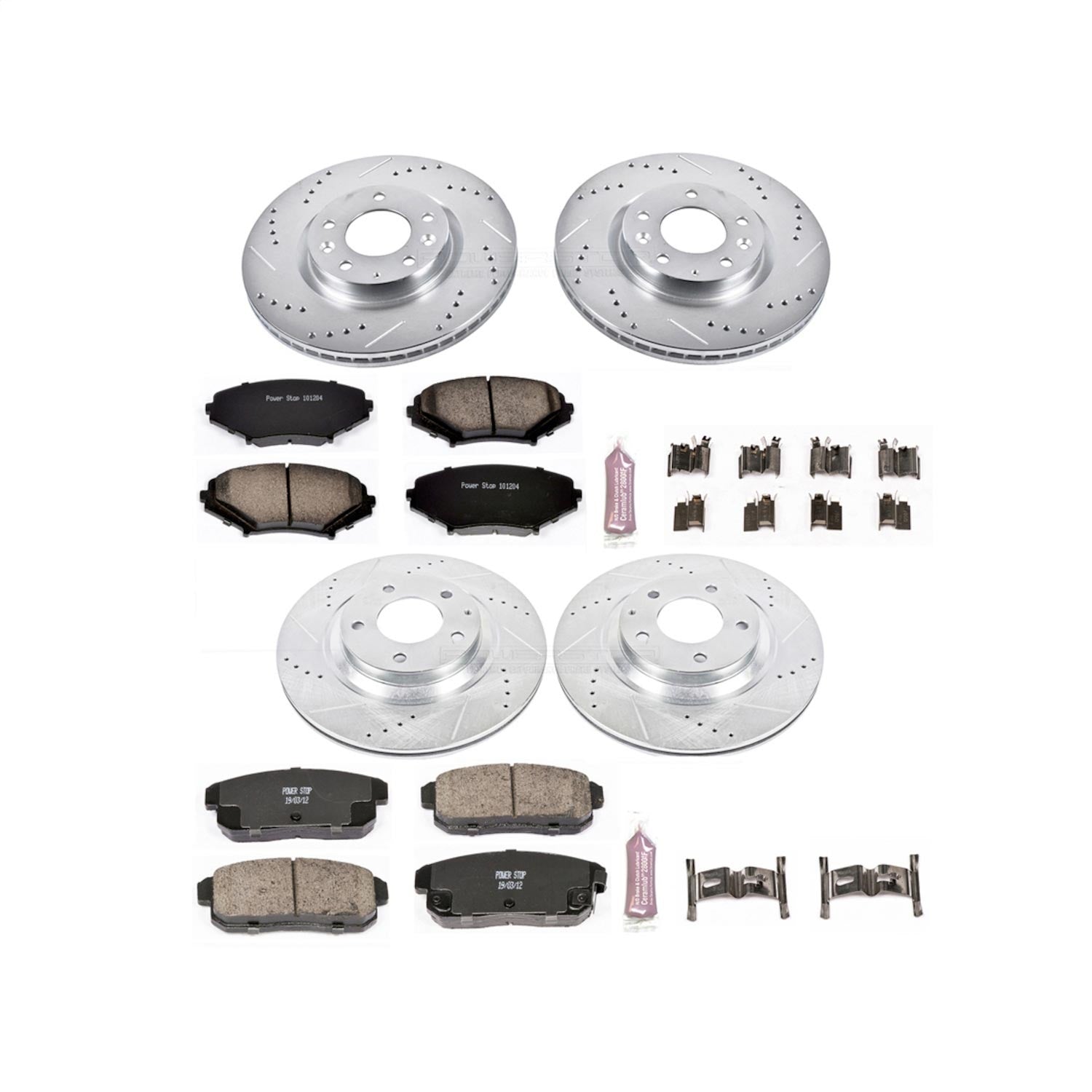 PowerStop Front & Rear Z23 Evolution Sport Brake Kit | Mazda RX-8 (04-08) (K2725)