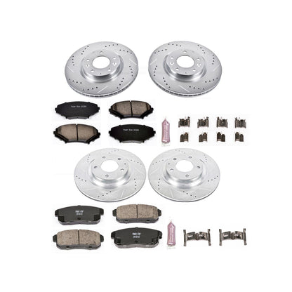 PowerStop Front & Rear Z23 Evolution Sport Brake Kit | Mazda RX-8 (04-08) (K2725)