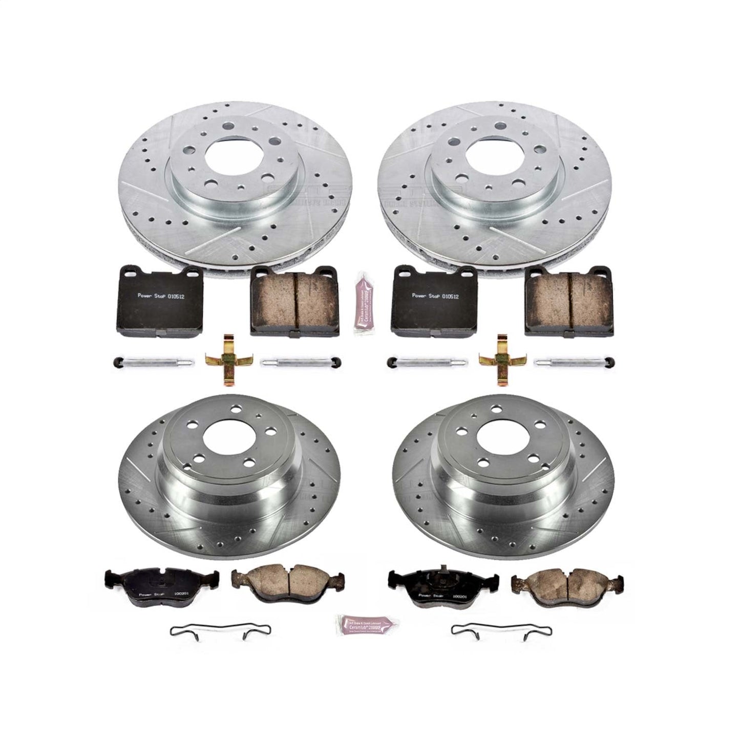 PowerStop Front & Rear Z23 Evolution Sport Brake Kit | Volvo 850 (94-97) (K2728)