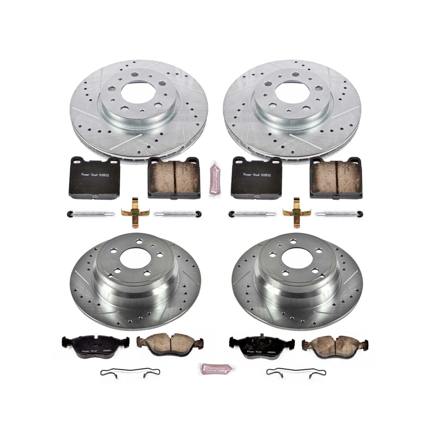PowerStop Front & Rear Z23 Evolution Sport Brake Kit | Volvo 850 (94-97) (K2728)