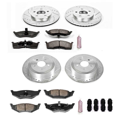 PowerStop Front & Rear Z23 Evolution Sport Brake Kit | Dodge Neon (00-05) (K2734)