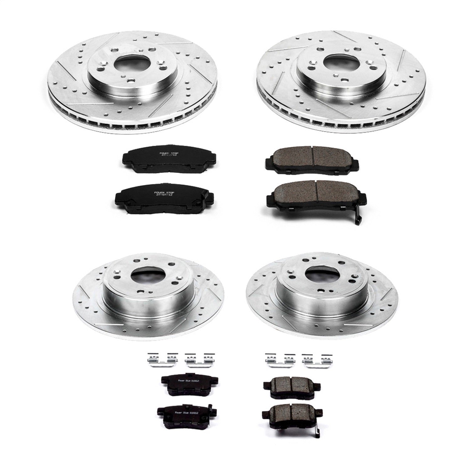 PowerStop Front & Rear Z23 Evolution Sport Brake Kit | Acura TSX (09-10) (K2742)