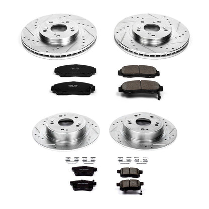PowerStop Front & Rear Z23 Evolution Sport Brake Kit | Acura TSX (09-10) (K2742)