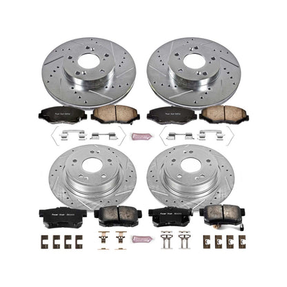 PowerStop Front & Rear Z23 Evolution Sport Brake Kit | Honda Accord (05) (K2745)