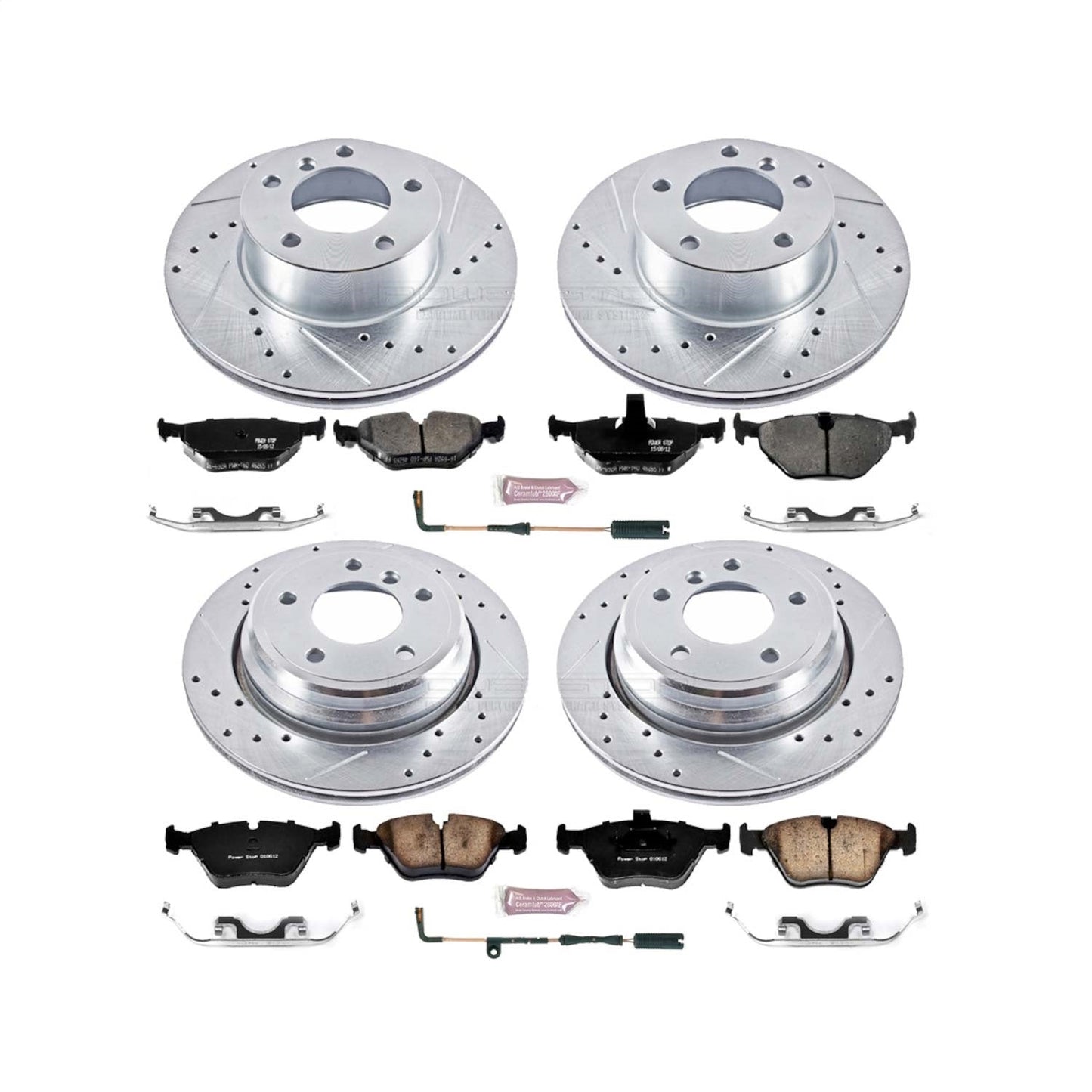 PowerStop Front & Rear Z23 Evolution Sport Brake Kit | BMW 525i (01-03) (K2746)