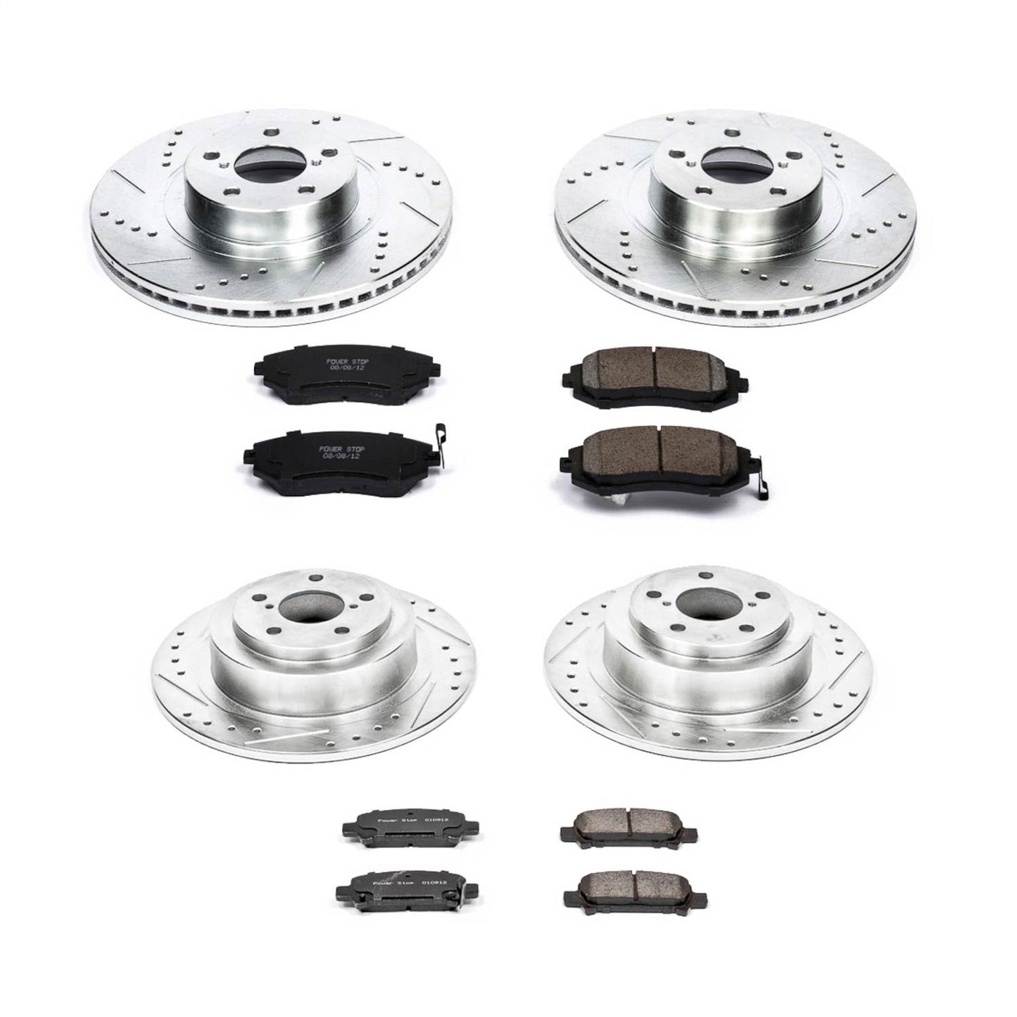 PowerStop Front & Rear Z23 Evolution Sport Brake Kit | Subaru Baja (04-06) (K2748)