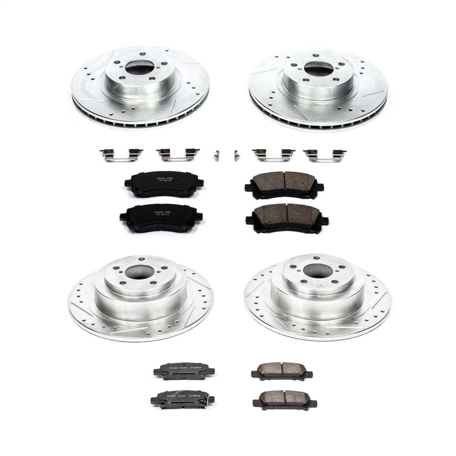 PowerStop Front & Rear Z23 Evolution Sport Brake Kit | Subaru Legacy (00-02) (K2749)