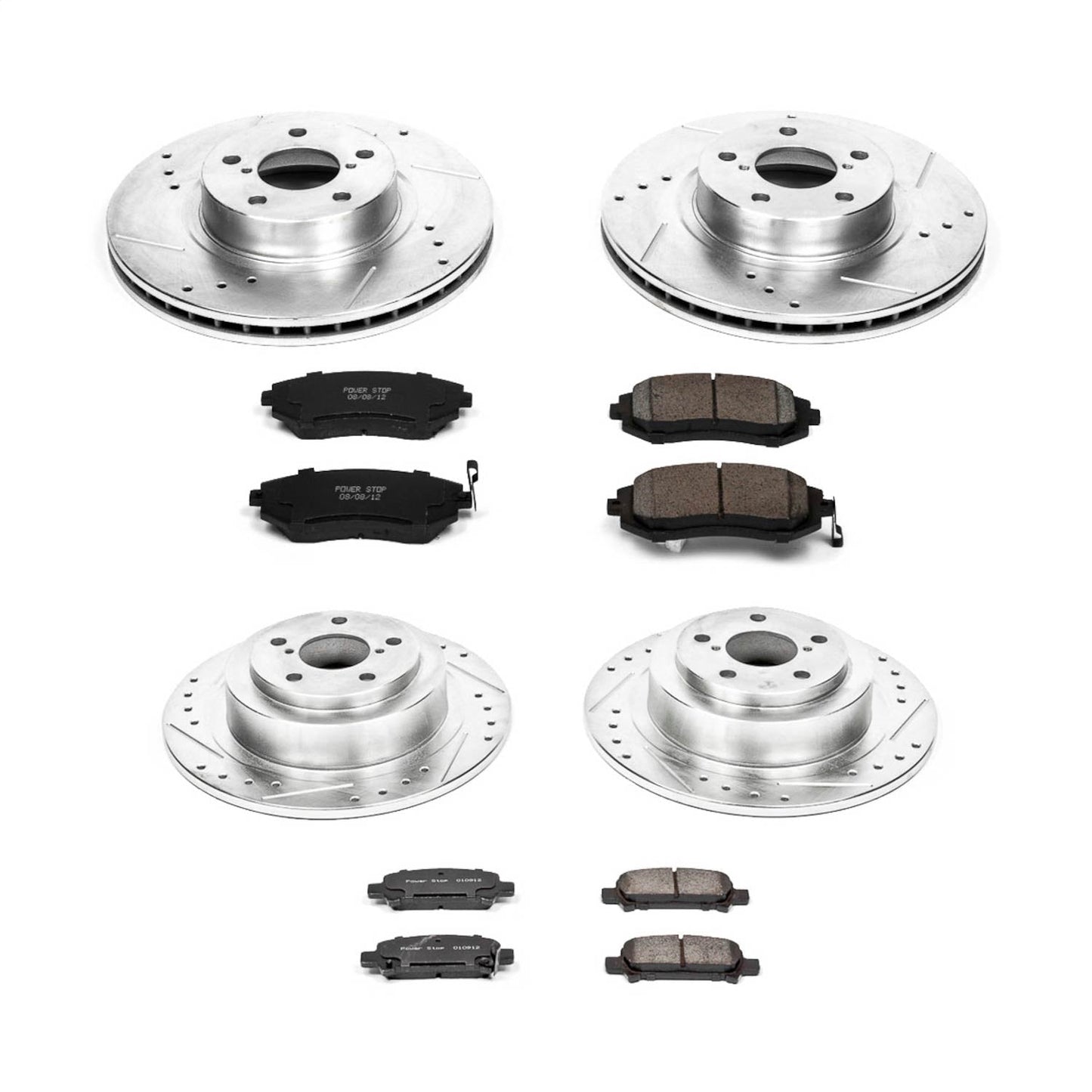 PowerStop Front & Rear Z23 Evolution Sport Brake Kit | Subaru Legacy (02-04) (K2750)