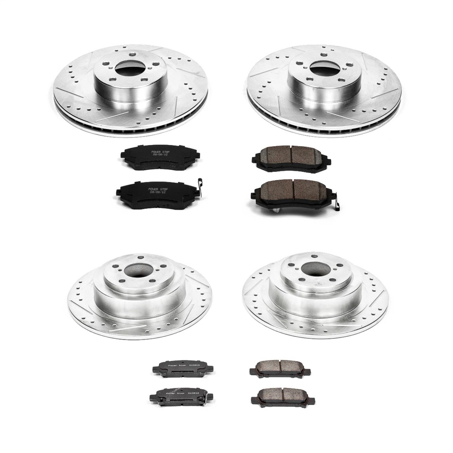 PowerStop Front & Rear Z23 Evolution Sport Brake Kit | Subaru Baja (03-06) (K2751)